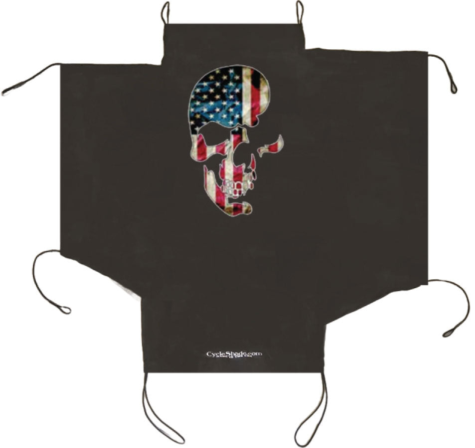 Cycle Shade - GoldWing/Tri Glide - Patriotic Skull