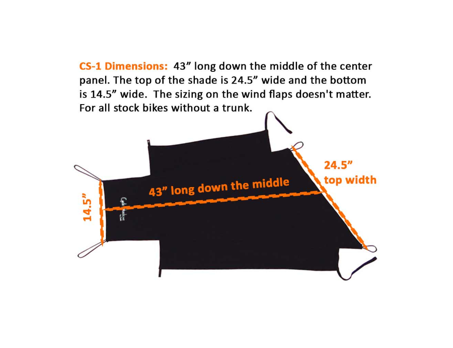 CS-1 For Bikes Without A Trunk - No Graphic