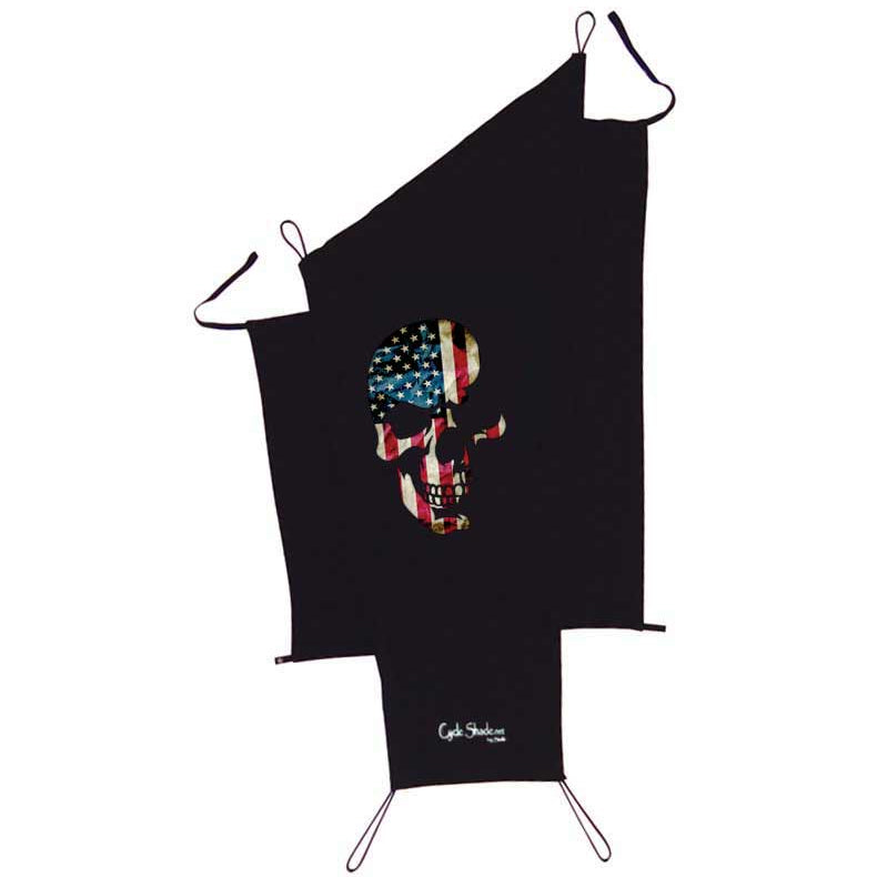 CS-1 For Bikes without a Trunk - Patriotic Skull
