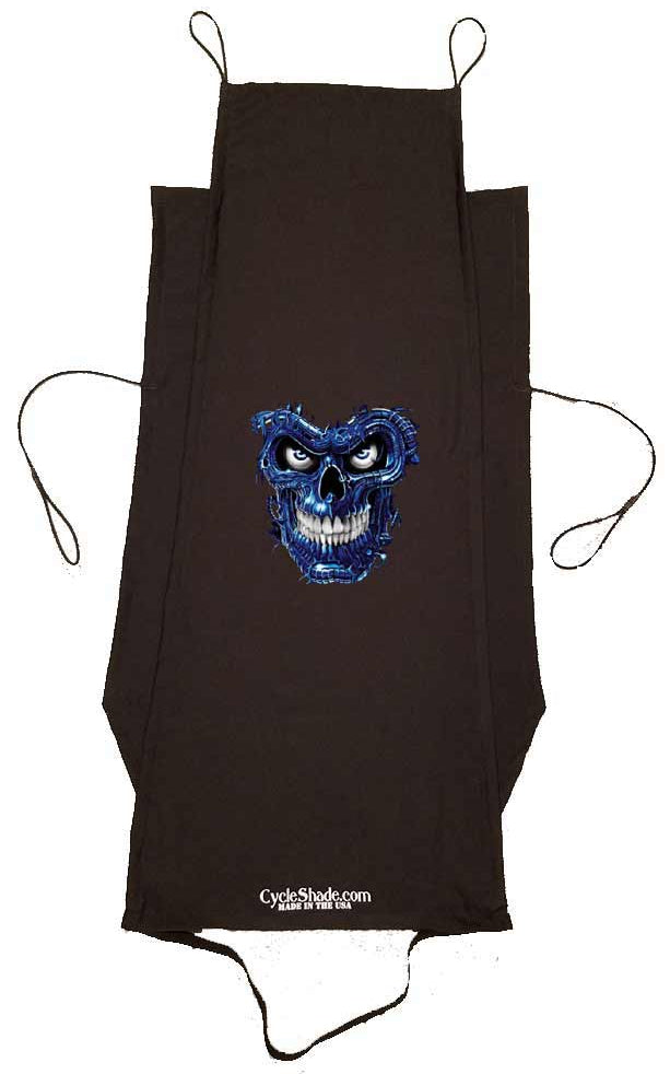 Can-Am Spyder Shade - SPYDER-1 - Blue Skull